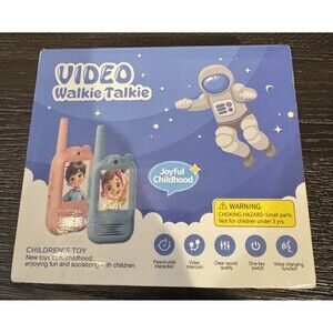 Video Walkie Talkies for Kids 2 Pack with Voice Changer 1000 Foot Range